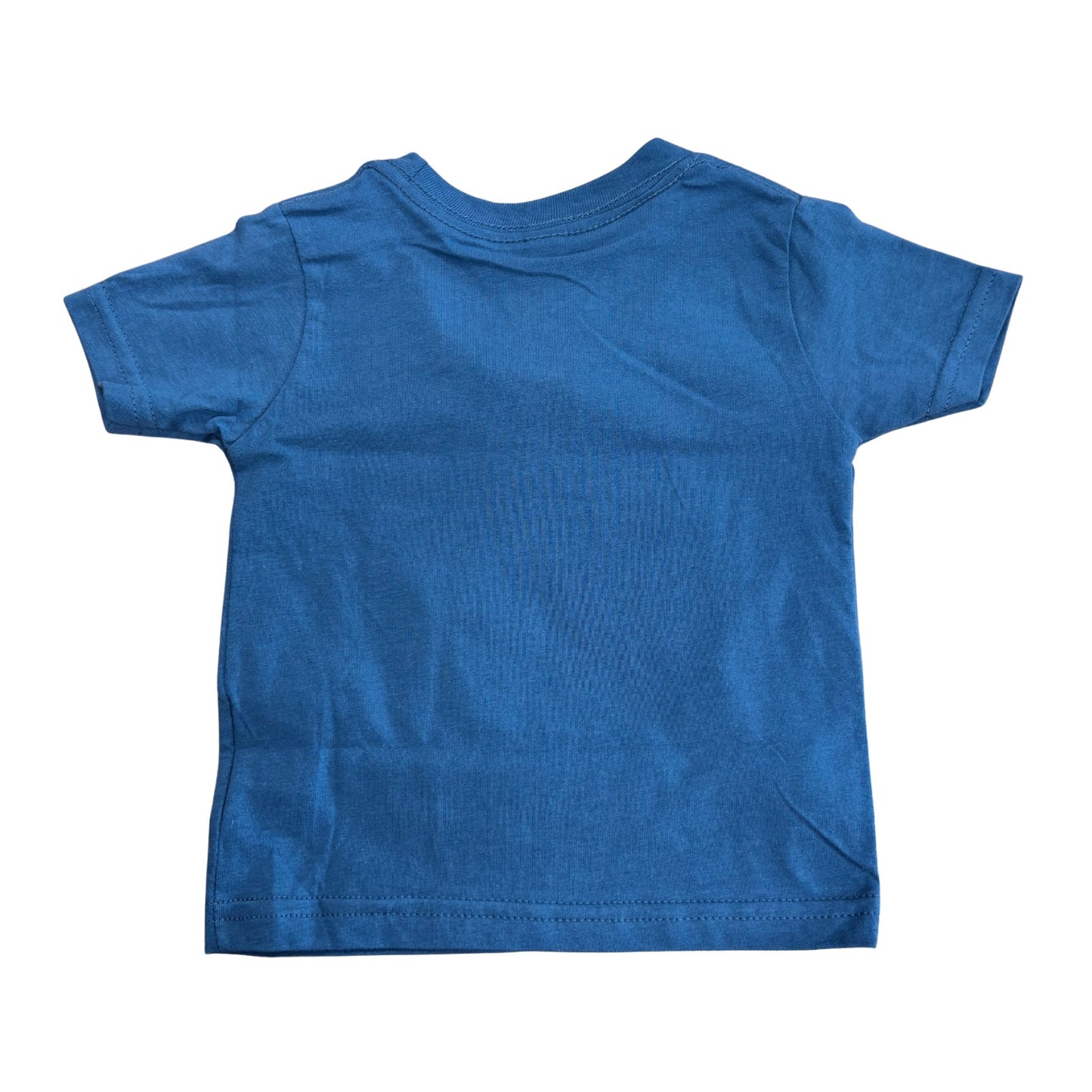Blue t-shirt on a white background