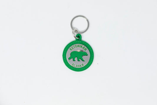 BEAR CUT OUT KEYCHAIN
