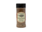 Spice jar labeled 'Blackened Halibut Seasoning' on a white background