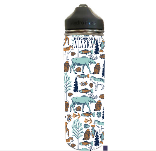 PATTERNELIA WATTER BOTTLE WITH FLIP TOP
