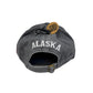 Gray cap with 'ALASKA' embroidery and a visible brand tag on a white background