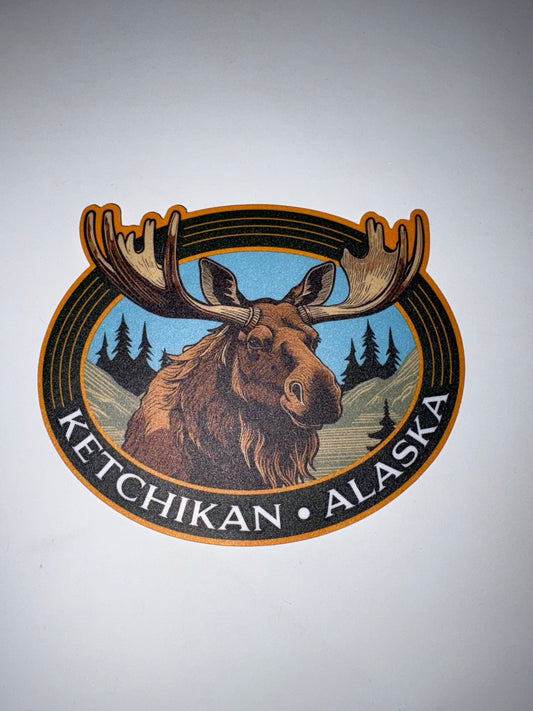 MORTIMER`S MOOSE STICKER