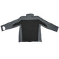 Gray and black jacket on a white background
