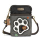 DOG PAW CROSSBODY PHONE BAG