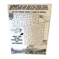 Labyrinth puzzle with Alaska-themed graphics and text 