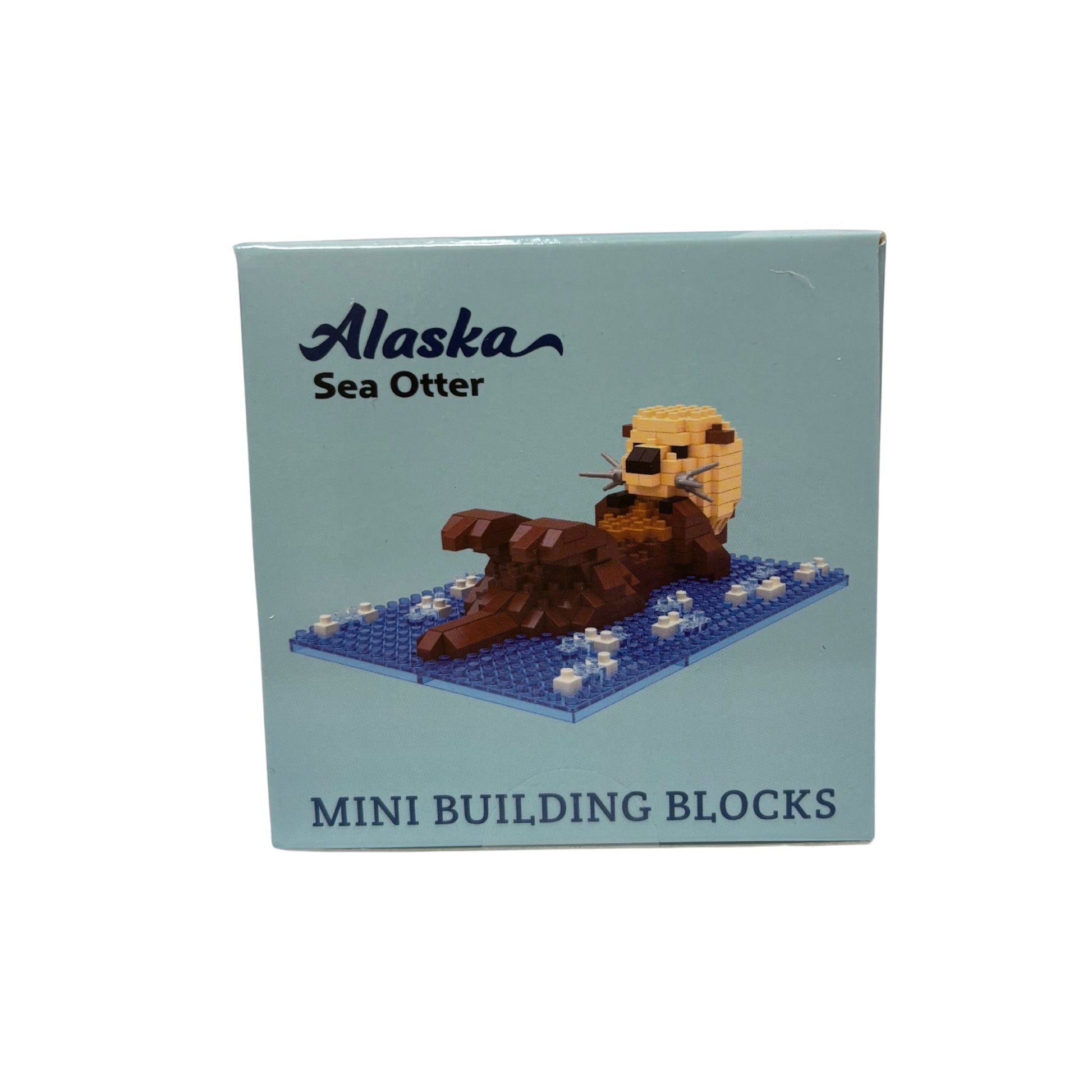 Box of Alaska Sea Otter mini building blocks 