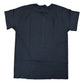 Plain black t-shirt on a white background
