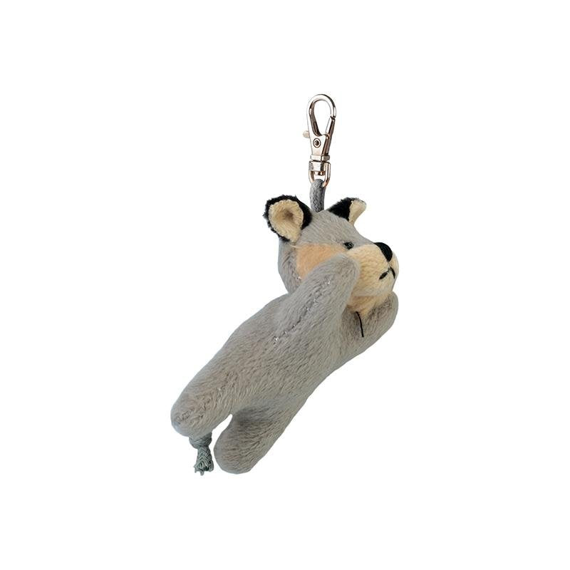 TINY SOFTIES WOLF KEYCHAIN
