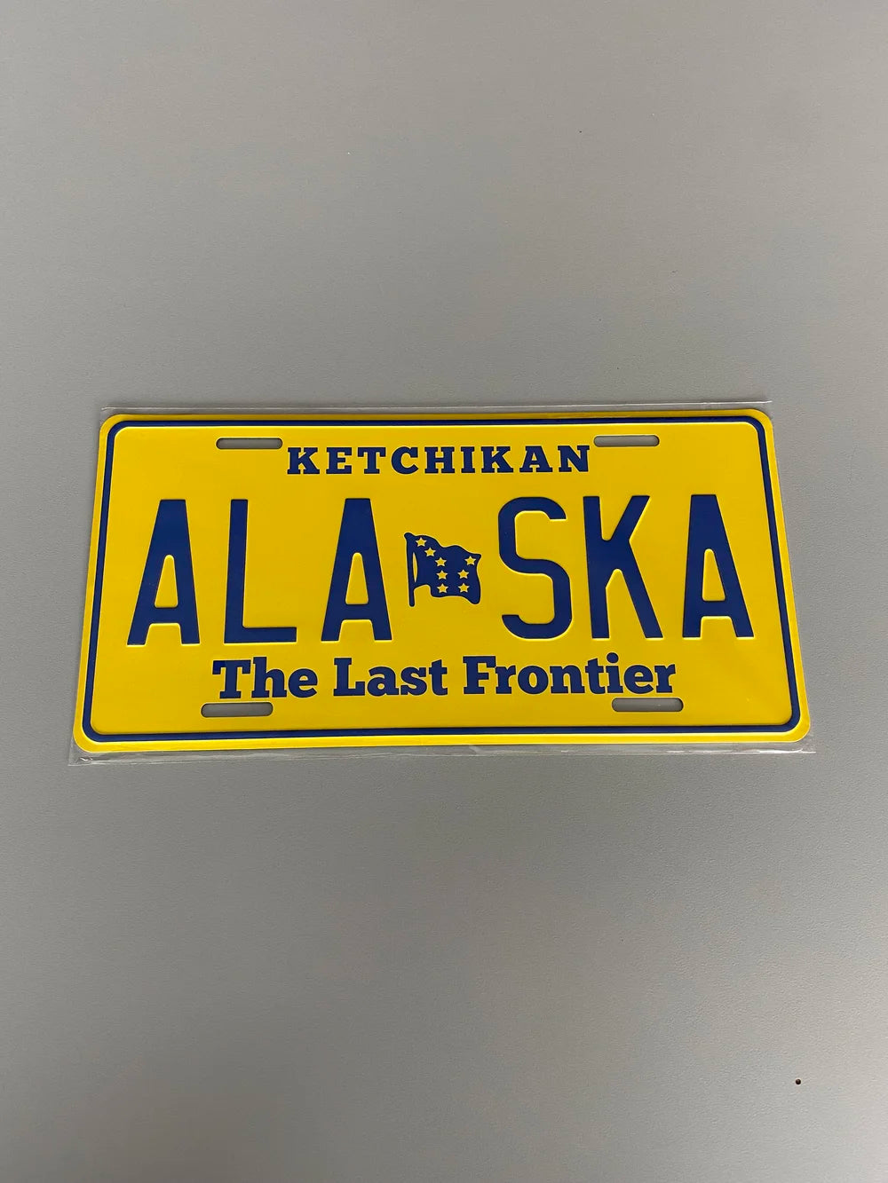 LICENSE PLATE- KETCHIKAN FLAG