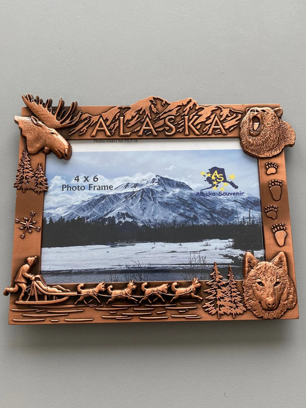 4x6 RUSTIC COPPER PICTURE FRAME