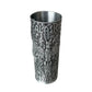 Silver Shot glass with Alaska Inside Passage text and a totemic design