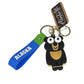 Keychain with bear design and Alaska strap on a white background
