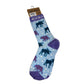 Sock with moose design and 'Alaska' text 