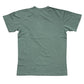 Green t-shirt on a white background