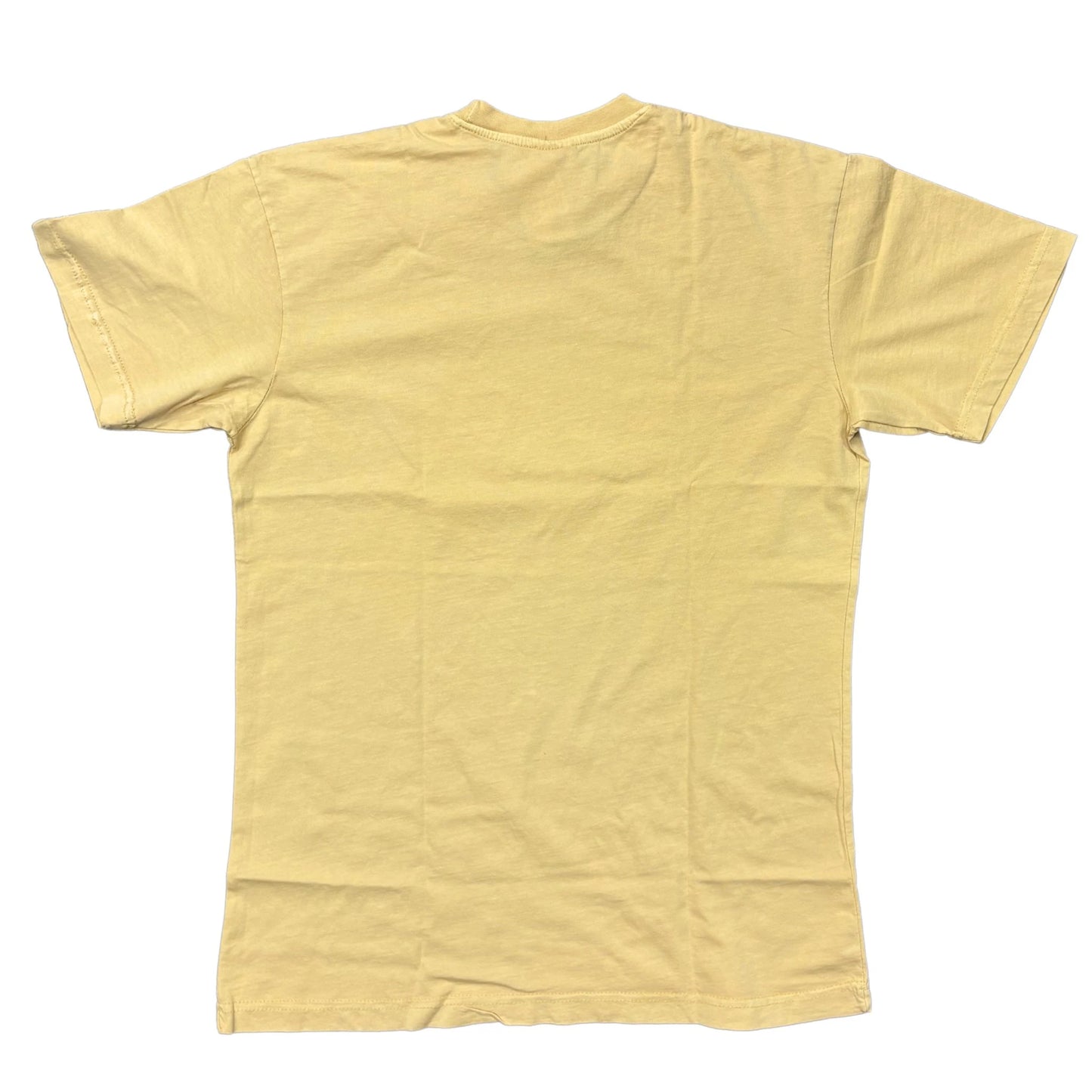 Back of t-shirt on a white background