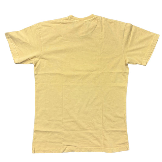 Back of t-shirt on a white background