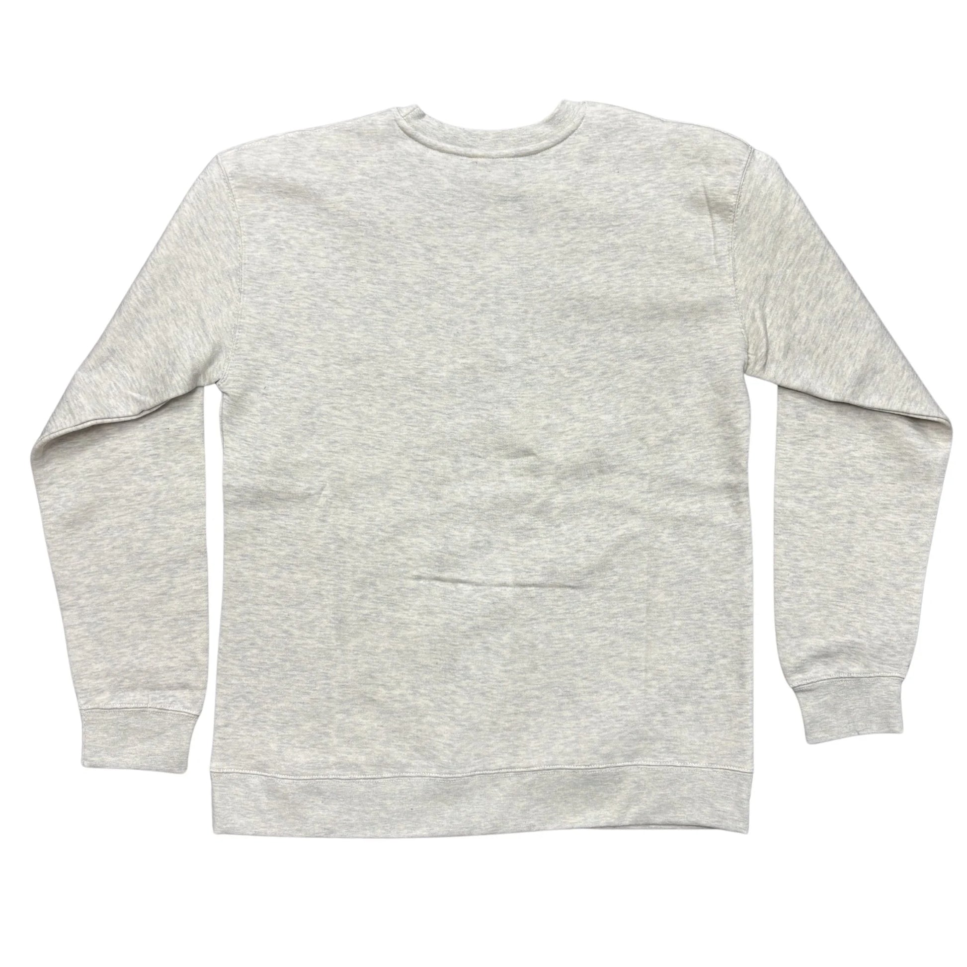 Back of sweatshirt on a white background