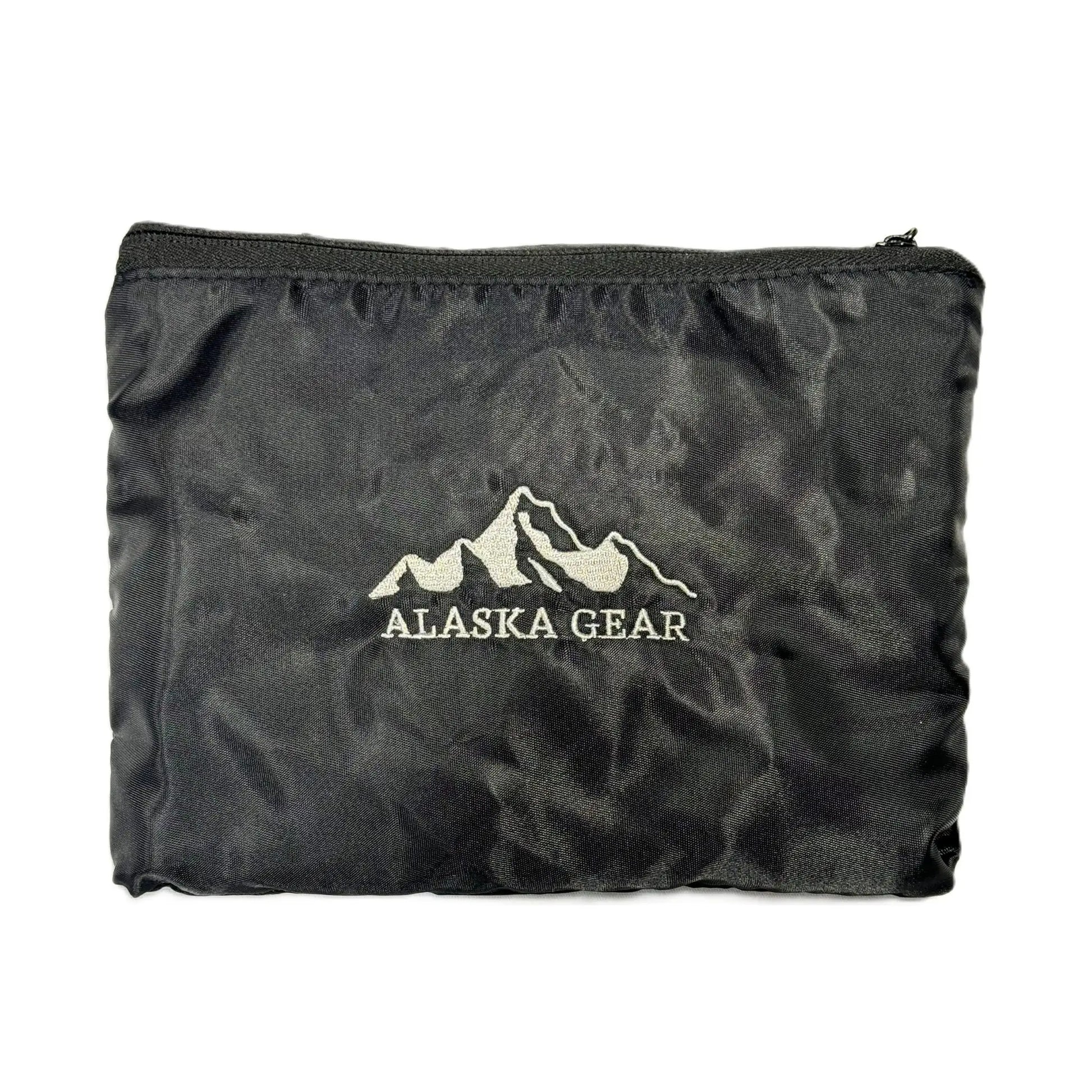 Close up of duffel bag