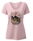 LADIES SCOOP NECK TEE - BEAUTIFUL WILDERNESS