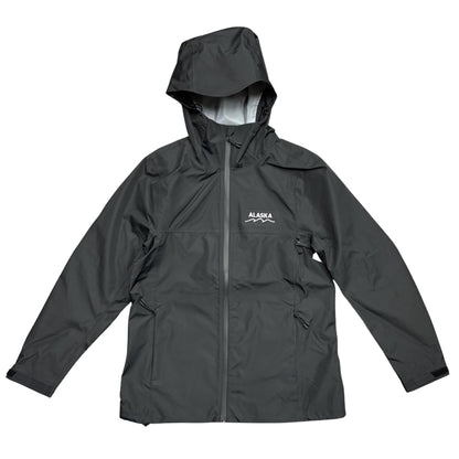 Black alaska rain jacket
