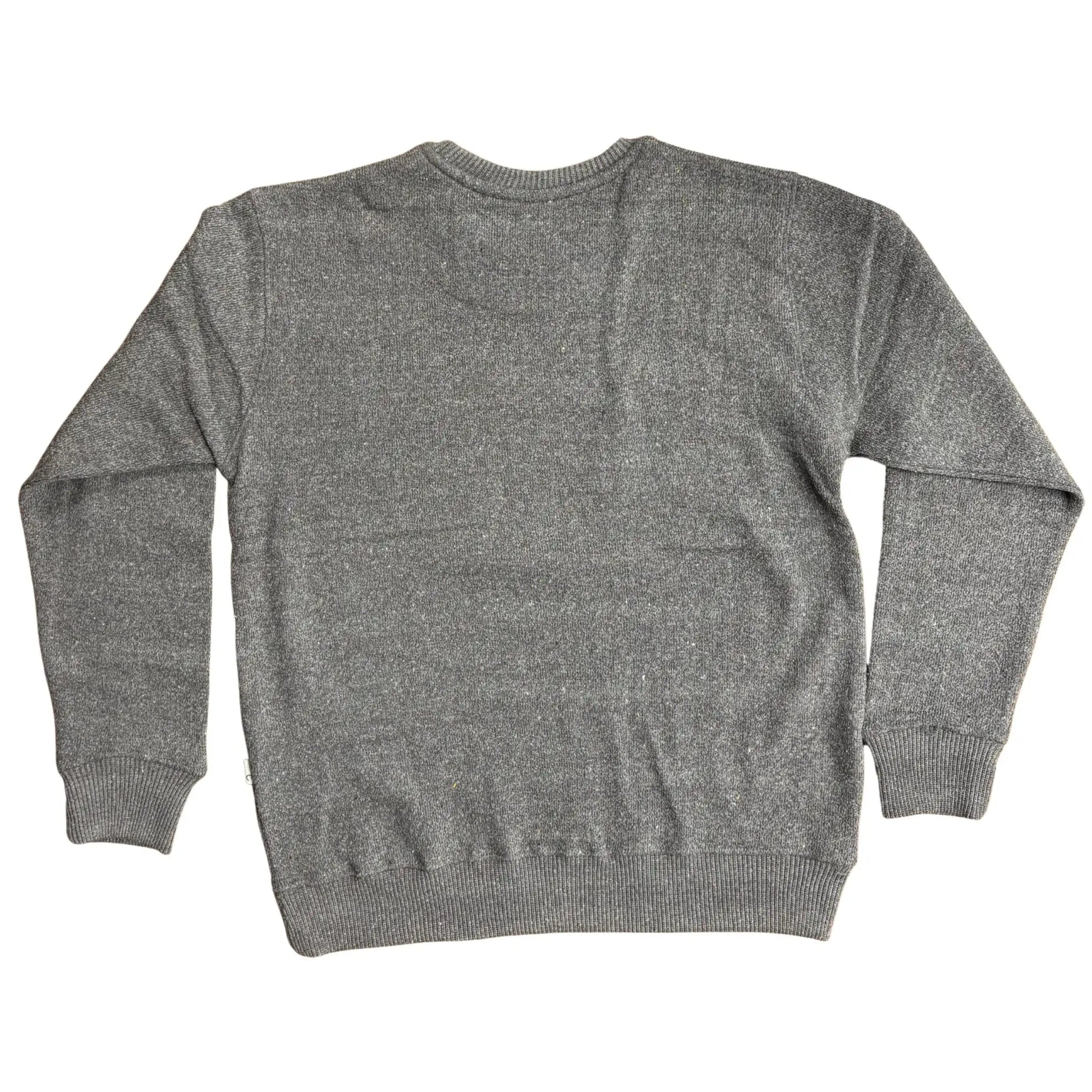 Gray sweater on a white background