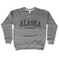 Gray sweatshirt with 'Alaska Ketchikan' text 