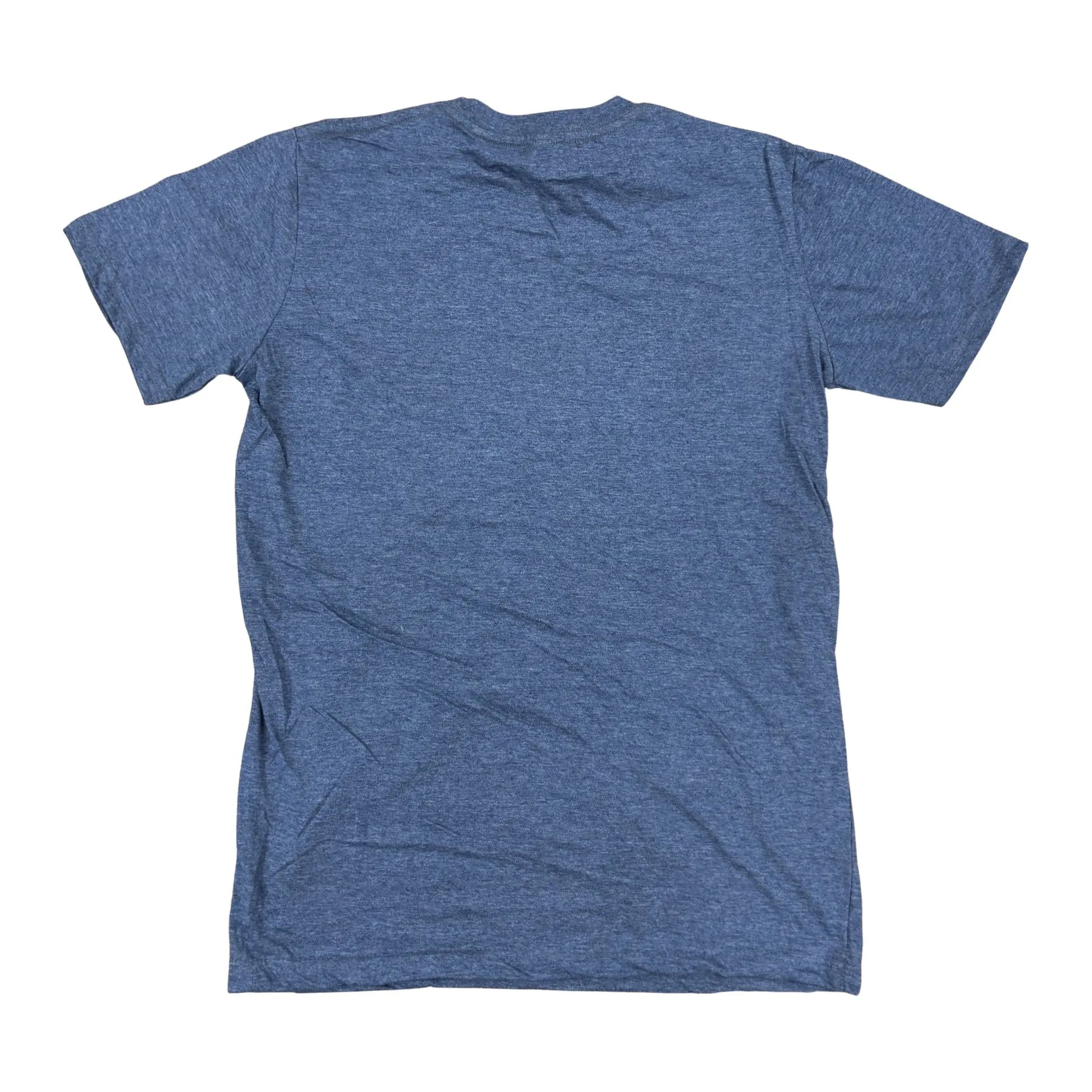 Blue t-shirt on a white background
