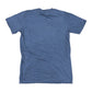 Blue t-shirt on a white background