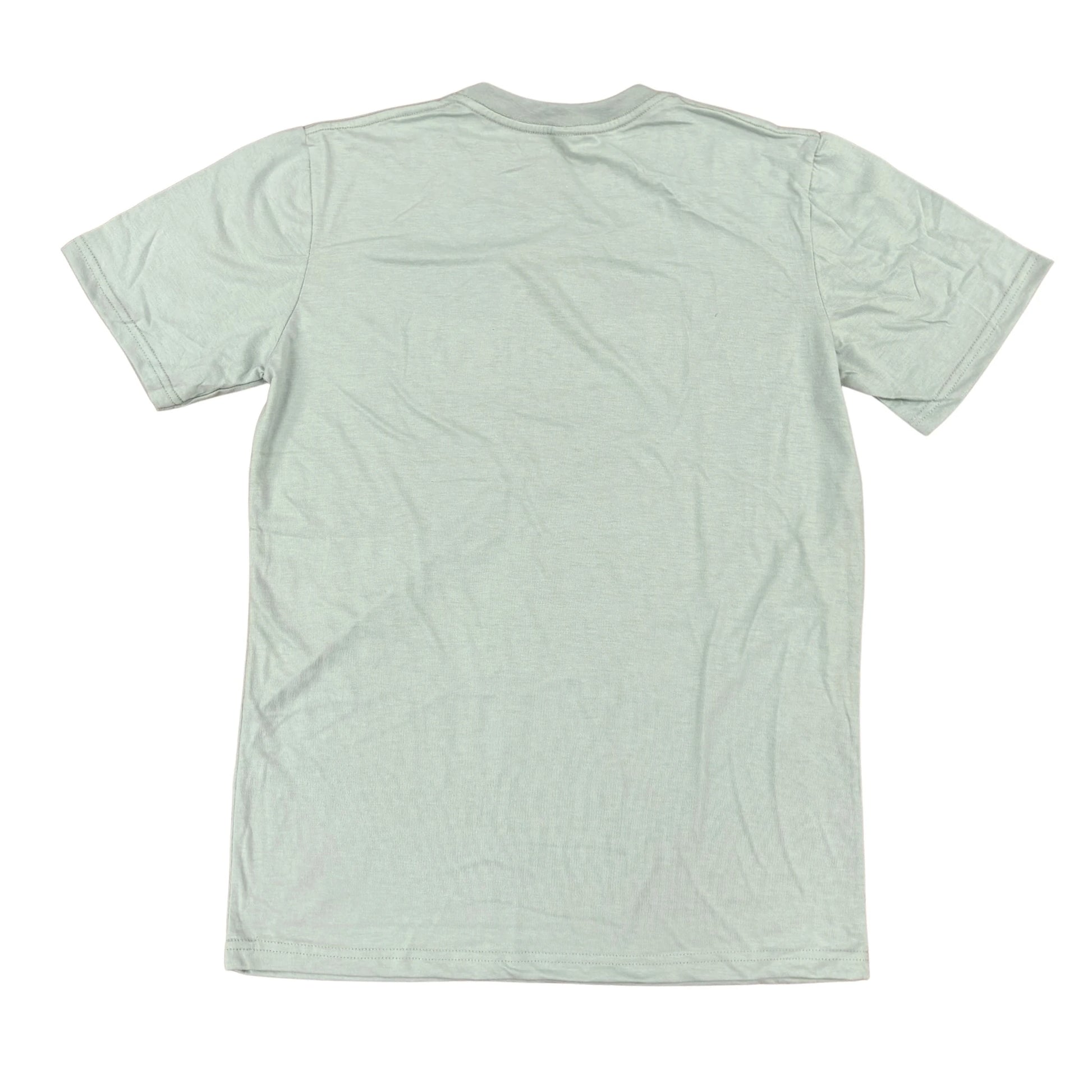 Light green t-shirt on a white background