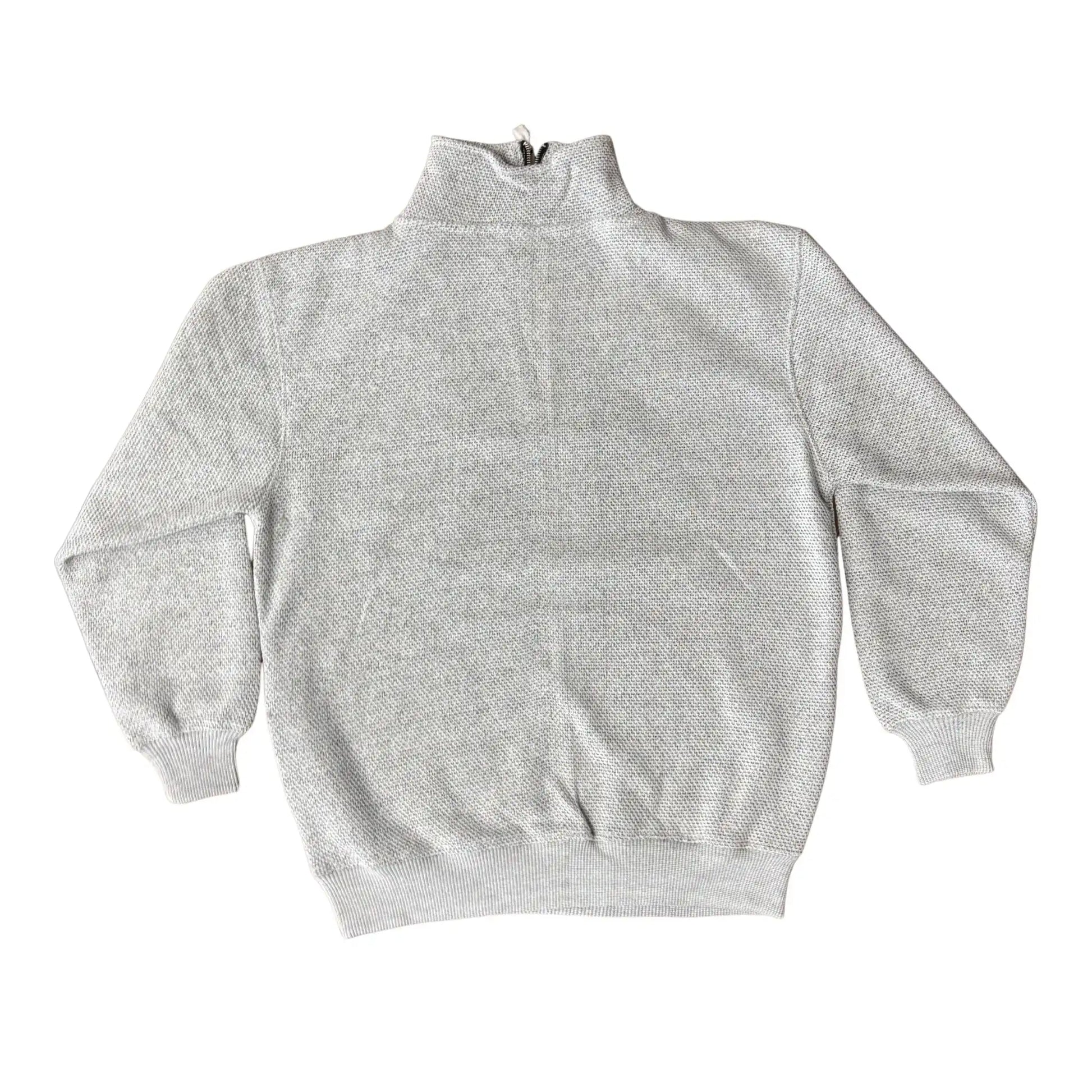 Gray sweatshirt on a white background