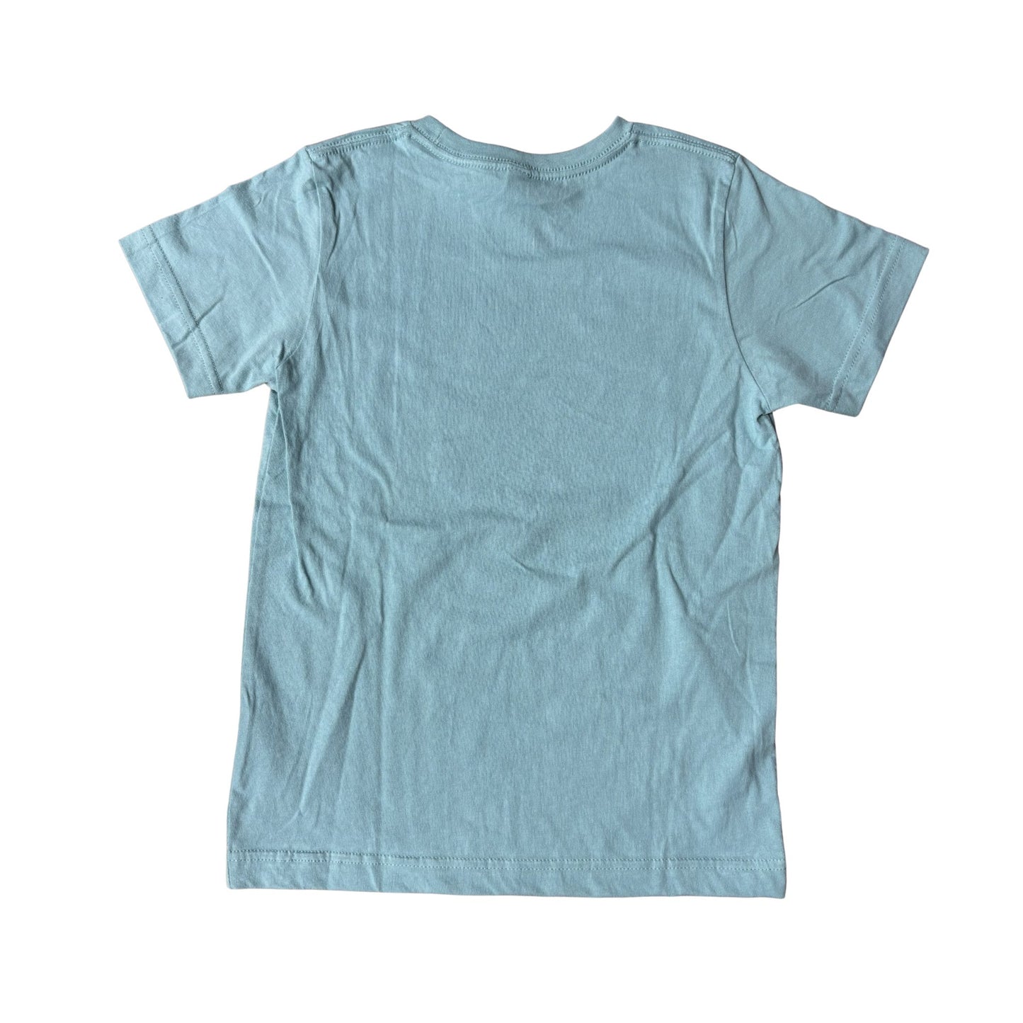 Light blue t-shirt on a white background