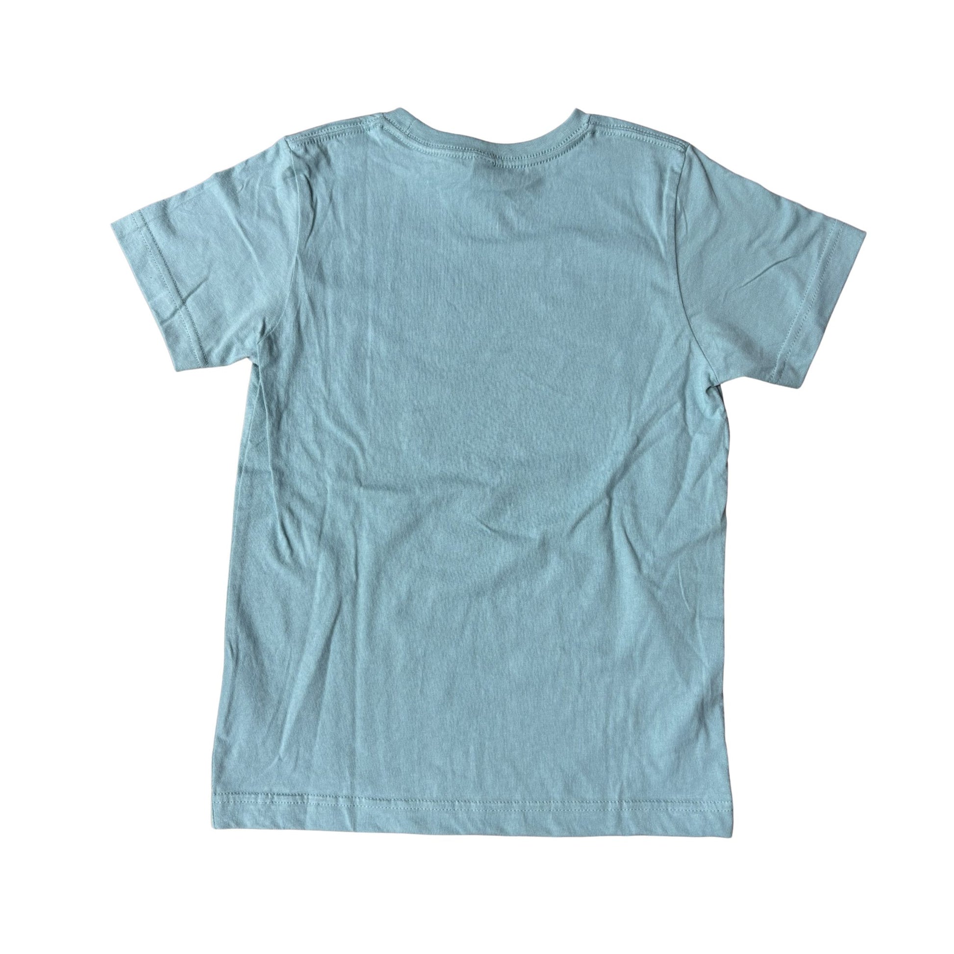 Light blue t-shirt on a white background