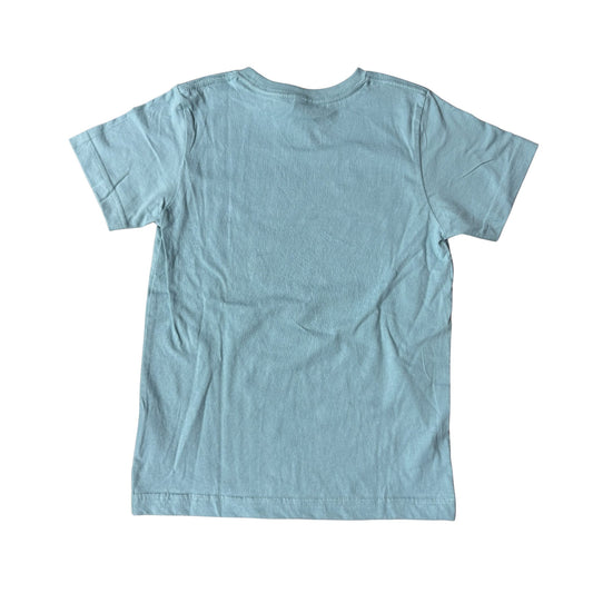 Light blue t-shirt on a white background