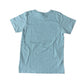 Light blue t-shirt on a white background