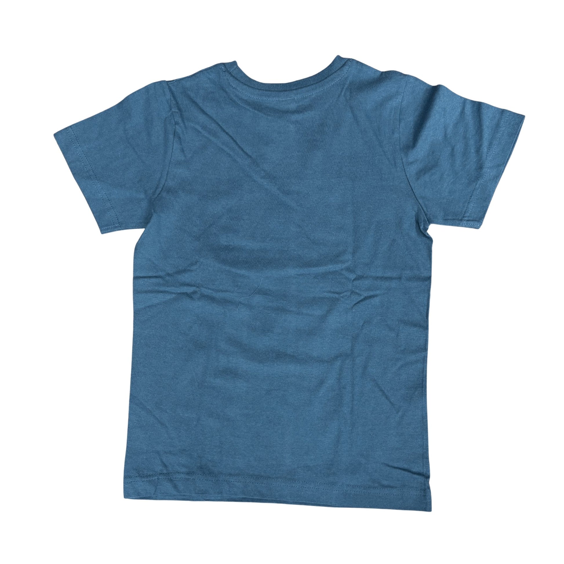 Blue t-shirt on a white background