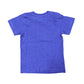 Blue t-shirt on a white background