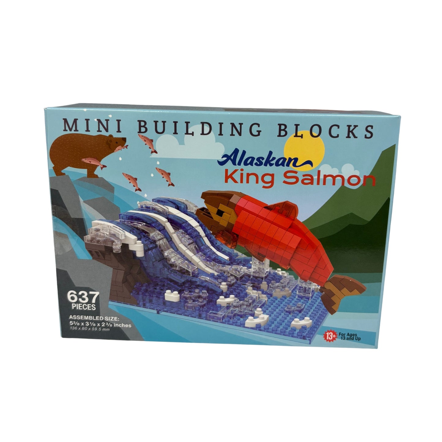 Box of King salmon Mini Building Blocks 