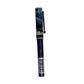 Pen with a scenic design on the cap against a white background