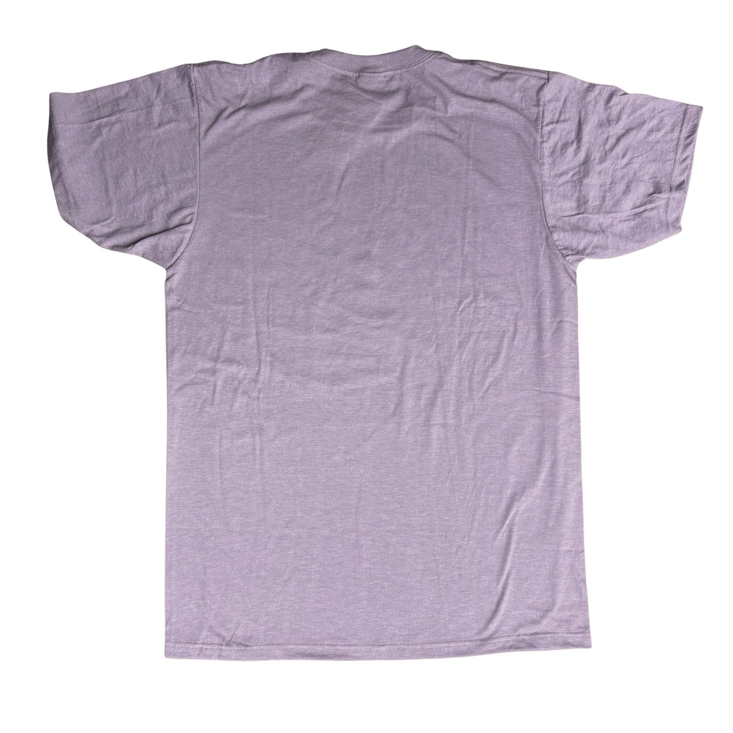 Plain purple t-shirt on a white background