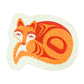 Orange fox design on eco sponge