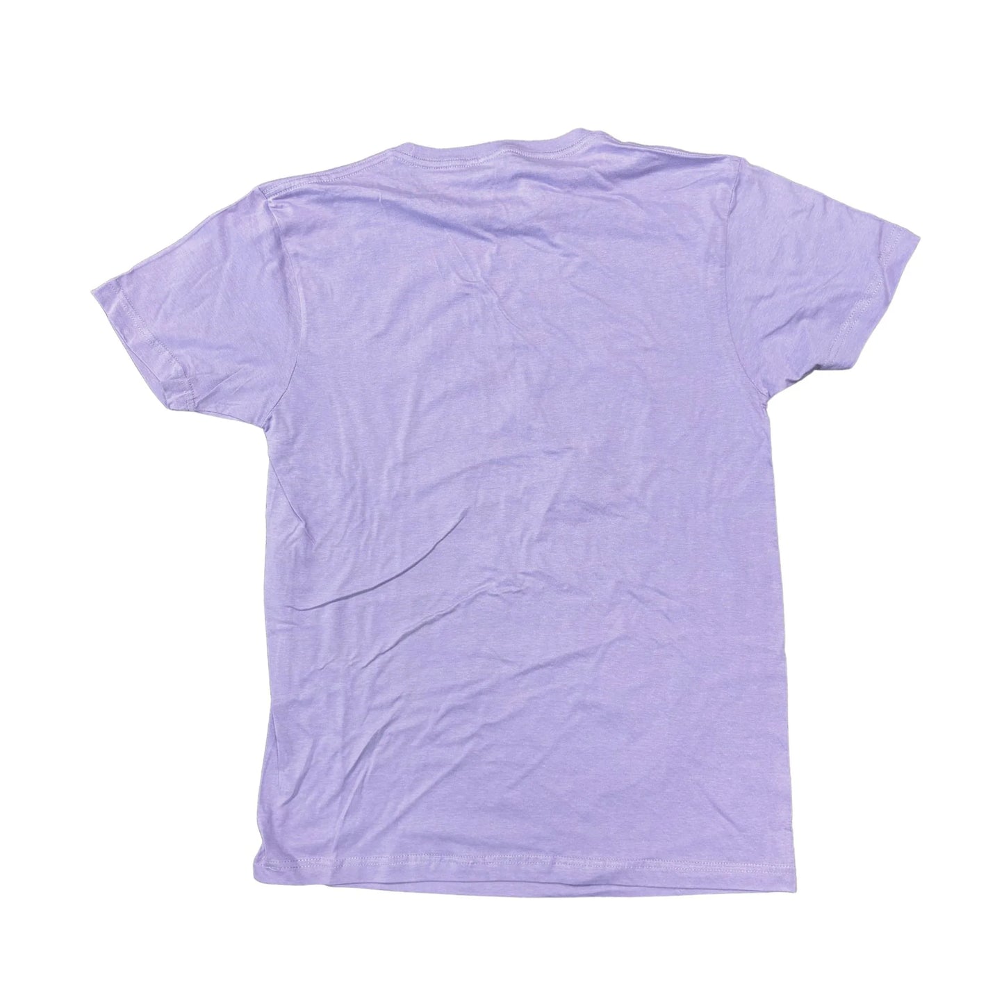 Purple t-shirt on a white background