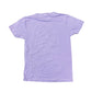 Purple t-shirt on a white background