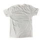 White t-shirt on a white background