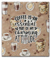 COFFEE IS ESSENTIAL ECO DISHCLOTH