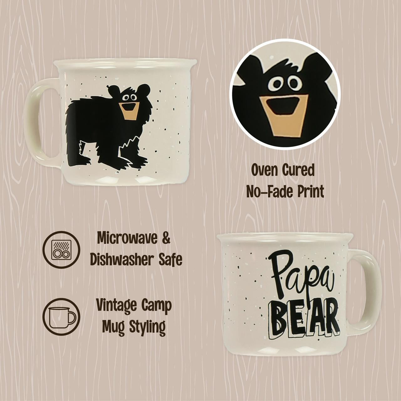 PAPA BEAR CERAMIC MUG