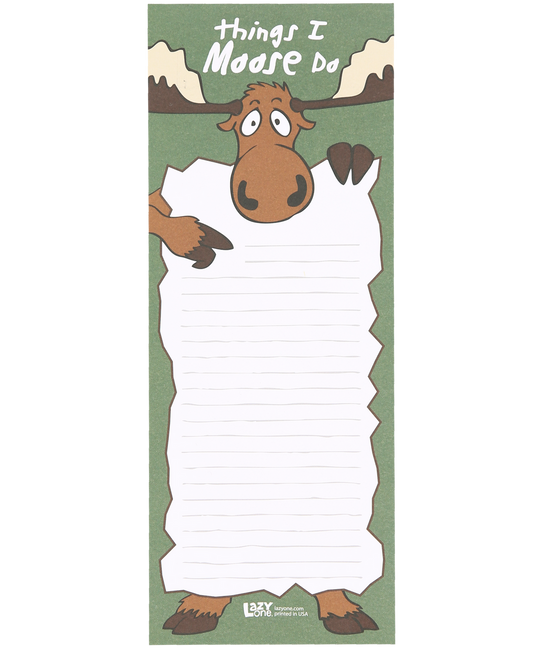 THINGS I MOOSE DO MAGNETIC NOTEPAD