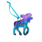 Northern Lights Foil Moose Ornament