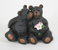 BEAR COUPLE W/ FLOWERS