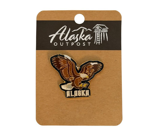 Eagle with wings spread open Collector's Pin 