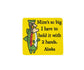 Fishing-themed sticker with a fish and "Mine's so big I have to hold it with 2 hands." text